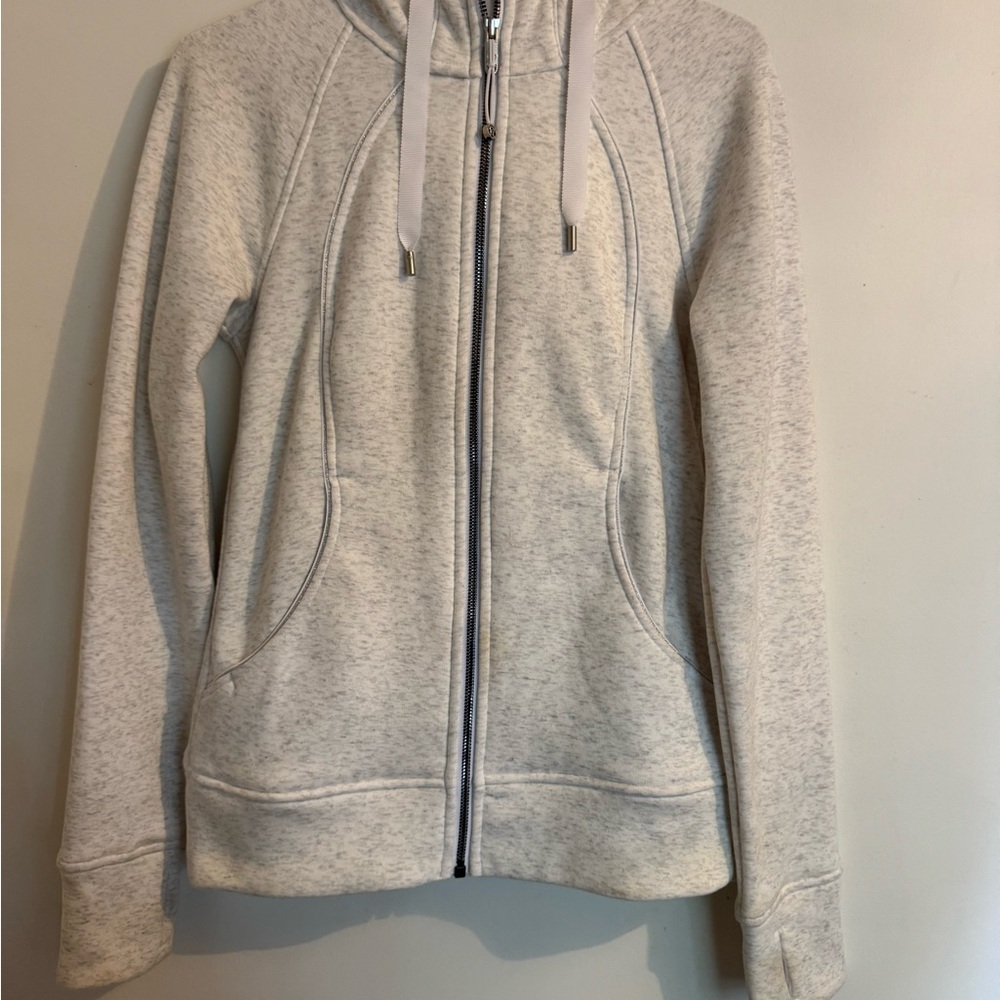 lululemon athletica Gray Zip-Up Hoodie